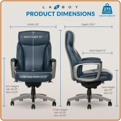 La-Z-Boy Ergonomic Chairs<Leather Executive Chair, (51447)