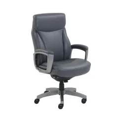 La-Z-Boy Office Chairs<Leather Swivel Executive Chair, Gray (51446XX)