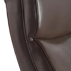 La-Z-Boy Office Chairs<Melrose Ergonomic bonded Leather Swivel Executive Chair, Brown (CHR10084C)