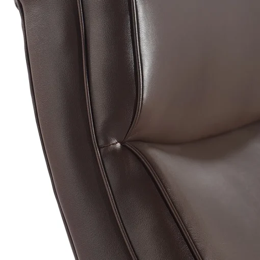La-Z-Boy Office Chairs<Melrose Ergonomic bonded Leather Swivel Executive Chair, Brown (CHR10084C)