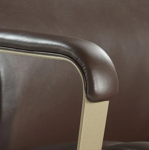 La-Z-Boy Office Chairs<Melrose Ergonomic bonded Leather Swivel Executive Chair, Brown (CHR10084C)