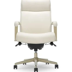 La-Z-Boy Office Chairs<Melrose Ergonomic bonded Leather Swivel Executive Chair, White (CHR10084B)