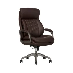 La-Z-Boy Ergonomic Chairs<Nova Ergonomic Polyurethane Swivel Executive Chair, (52372-BRN)