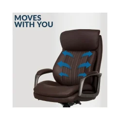 La-Z-Boy Ergonomic Chairs<Nova Ergonomic Polyurethane Swivel Executive Chair, (52372-BRN)