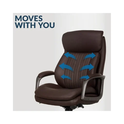 La-Z-Boy Ergonomic Chairs<Nova Ergonomic Polyurethane Swivel Executive Chair, (52372-BRN)