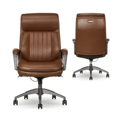 La-Z-Boy Ergonomic Chairs<Nova Ergonomic Polyurethane Swivel Executive Chair, (52372-CBRN)