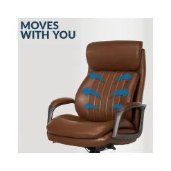 La-Z-Boy Ergonomic Chairs<Nova Ergonomic Polyurethane Swivel Executive Chair, (52372-CBRN)