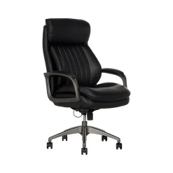 La-Z-Boy Ergonomic Chairs<Nova Ergonomic Polyurethane Swivel Executive Chair, (52372-BLK)