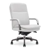 La-Z-Boy Office Chairs<Opus Ergonomic Bonded Leather Swivel Executive Chair, Gray and Graphite (CCHR10015B)