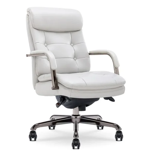 La-Z-Boy Office Chairs<Sonata Ergonomic Bonded Leather Swivel Executive Chair, Gray and Graphite (CCHR10014B)