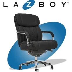 La-Z-Boy Ergonomic Chairs<Sutherland Ergonomic Faux Leather Swivel Computer and Desk Chair, (CHR10048A)