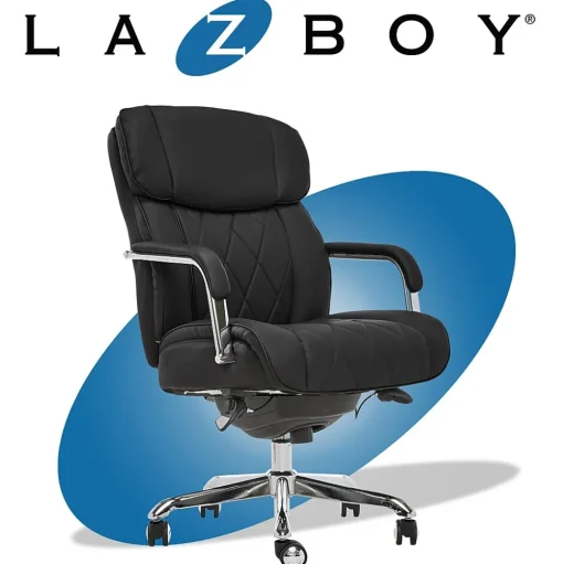 La-Z-Boy Ergonomic Chairs<Sutherland Ergonomic Faux Leather Swivel Computer and Desk Chair, (CHR10048A)