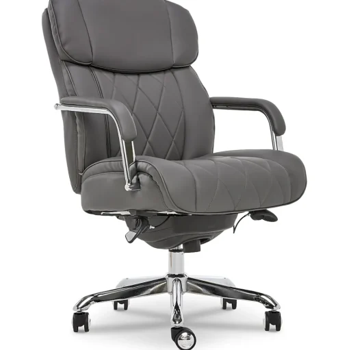La-Z-Boy Ergonomic Chairs<Sutherland Ergonomic Faux Leather Swivel Computer and Desk Chair, (CHR10048B)