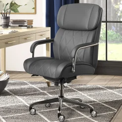 La-Z-Boy Ergonomic Chairs<Sutherland Ergonomic Faux Leather Swivel Computer and Desk Chair, (CHR10048B)