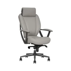 La-Z-Boy Office Chairs<Vannes Ergonomic Polyurethane Swivel Executive Chair, Gray (60101-GRY)