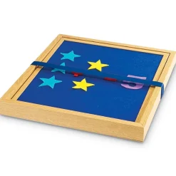 Learning Resources Dry Erase<Double-Sided Tabletop Easel, 19-3/4"H, Magnetic Whiteboard (LER7286)