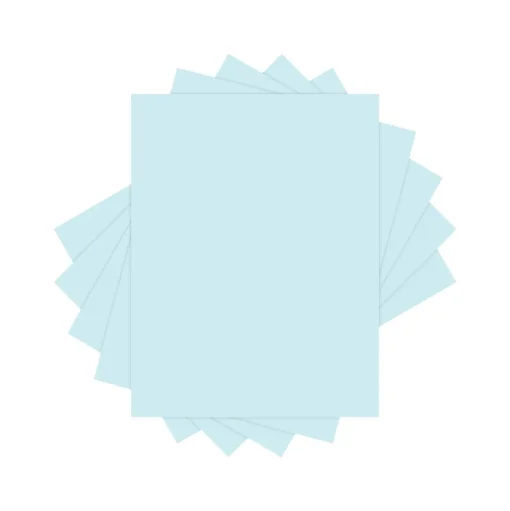 Lettermark Multipurpose Paper<Colors 30% Recycled Colored Paper, 20 lbs., 8.5" x 11", Blue, 500 Sheets/Ream (94284)