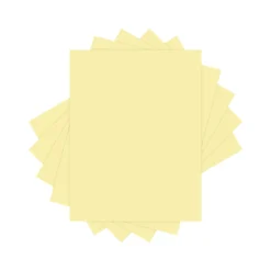 Lettermark Multipurpose Paper<Colors 30% Recycled Colored Paper, 20 lbs., 8.5" x 11", Canary, 500 Sheets/Ream (94290)
