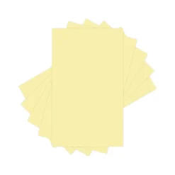 Lettermark Multipurpose Paper<Colors 30% Recycled 8.5" x 14" Colored Paper, 20 lbs., Canary, 500 Sheets/Ream (94292RM)