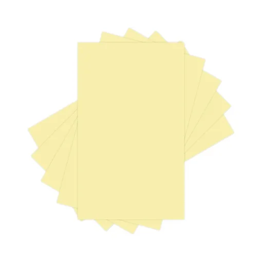 Lettermark Multipurpose Paper<Colors 30% Recycled 8.5" x 14" Colored Paper, 20 lbs., Canary, 500 Sheets/Ream (94292RM)