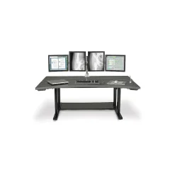 Life Flo Standing Desks<LifeFlo Ergonomics Bi-Level PACS Radiology Table, 78" L x 46" D x 1 1/8" Thick, Black (ECI-7846RAD-BK)