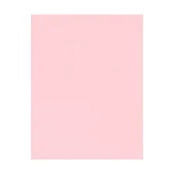 LUX Card Stock<100 lb. Cardstock Paper, 8.5" x 11", Candy Pink, 50 Sheets/Pack (81211-C-23-50)