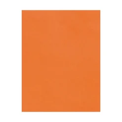 LUX Card Stock<100 lb. Cardstock Paper, 8.5" x 11", Mandarin, 500 Sheets/Pack (81211-C-55-500)