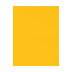 LUX Card Stock<100 lb. Cardstock Paper, 8.5" x 11", Sunflower Yellow, 500 Sheets/Pack (81211-C-84-500)