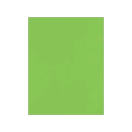 LUX Card Stock<100 lb. Cardstock Paper, 8.5" x 11", Limelight, 50 Sheets/Pack (81211-C-199-50)