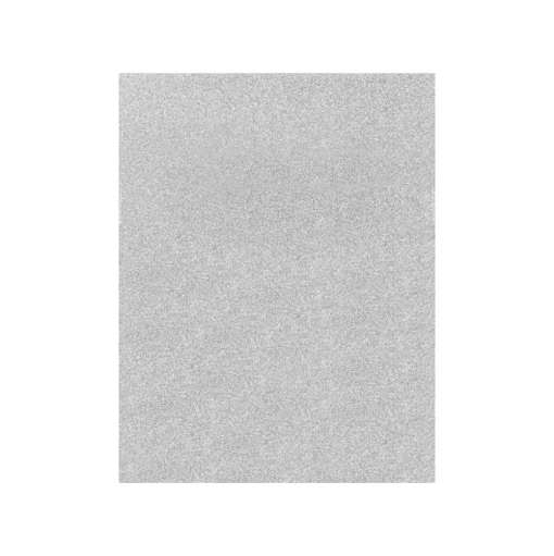 LUX Card Stock<105 lb. Cardstock Paper, 8.5" x 11", Silver Sparkle, 50 Sheets/Pack (81211-C-MS01-50)