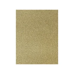 LUX Card Stock<90 lb. Paper, 8.5" x 11", Gold Sparkle, 50 Sheets/Pack (81211-P-MS02-50)