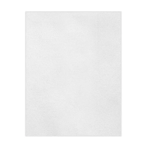 LUX Card Stock<Cardstock, 110 lb, 8.5" x 11", White Linen, 50/Pack