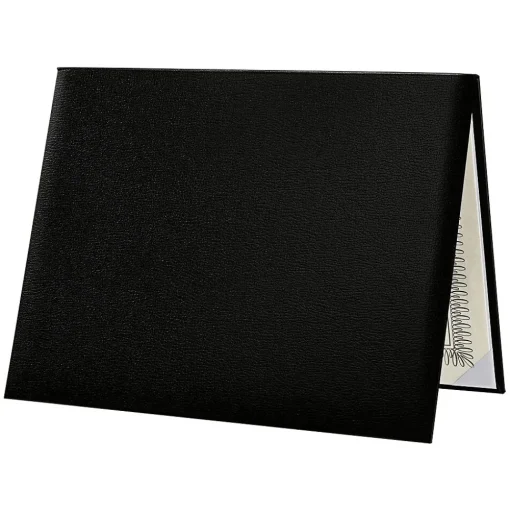 LUX Awards & Certificates<Diploma Cover, Padded, 8 1/2" x 11, Black, 2/Pack (PDCL-85X11-DB-2)