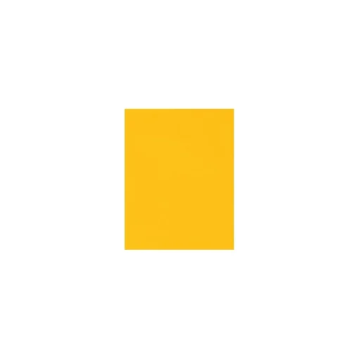 LUX Multipurpose Paper<® Paper, 11" x 17", Sunflower Yellow, 50 Qty (1117-P-12-50)