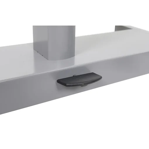 Luxor Standing Desks<Adjustable Gray Steel Student Desk 29"-43.5"H (STUDENT-P)
