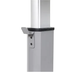 Luxor Standing Desks<Adjustable Gray Steel Student Desk 29"-43.5"H (STUDENT-P)