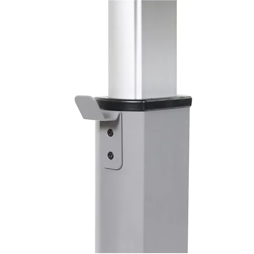 Luxor Standing Desks<Adjustable Gray Steel Student Desk 29"-43.5"H (STUDENT-P)