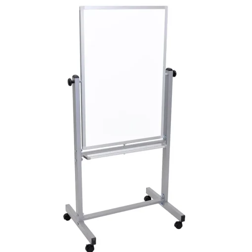 Luxor Dry Erase<® Double Sided Magnetic Whiteboard; Aluminum Frame, 24" x 36" (L270)