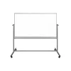 Luxor Dry Erase<Dry-Erase Mobile Combination Ghost Grid/Whiteboard, Aluminum Frame, 40" x 72" (MB7240LB)