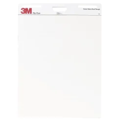 3M Easel Paper Pads<Flip Chart Easel Pad, 25" x 30", White, 40 Sheets/Pad (570)