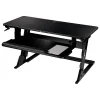 3M Standing Desks<Precision Standing Desk 35"W Manual Adjustable Desk Riser with Gel Wrist Rest and Precise Mouse Pad, Black (SD60B)