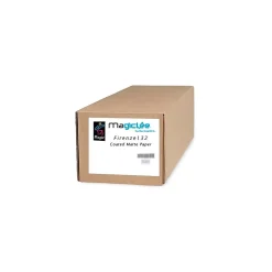 Magiclee/Magic Wide Format Paper<Firenze 132 36" x 100' Coated Matte Presentation Paper, Bright White, Roll