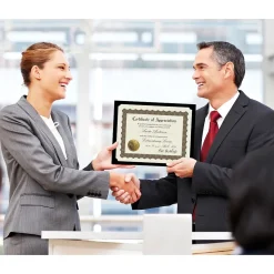 Masterpiece Studios Awards & Certificates<Appreciation Certificates, 8.5" x 11", Metallic Gold, 18/Pack (20104238)