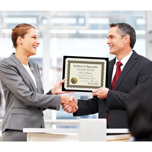 Masterpiece Studios Awards & Certificates<Appreciation Certificates, 8.5" x 11", Metallic Gold, 18/Pack (20104238)