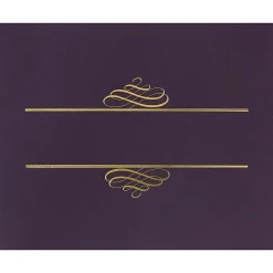 Masterpiece Studios Awards & Certificates<Certificate Holders, 9.375" x 12", Plum, 5/Pack (903106)