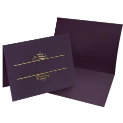 Masterpiece Studios Awards & Certificates<Certificate Holders, 9.375" x 12", Plum, 5/Pack (903106)