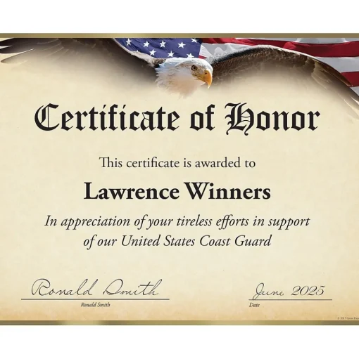 Masterpiece Studios Awards & Certificates<Great Papers!® Flying Eagle with Gold Foil Certificate, 8.5"H x 11"W, 15 count (2017042)