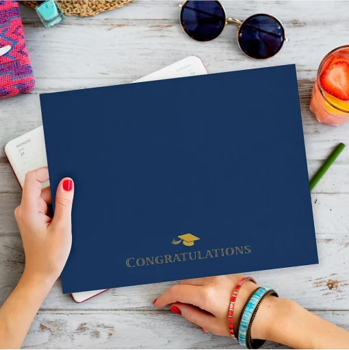 Masterpiece Studios Awards & Certificates<Great Papers! Graduation Certificate Cover with Gold Foil, 12"H x 9.375"W, 5/Pack (2017047)