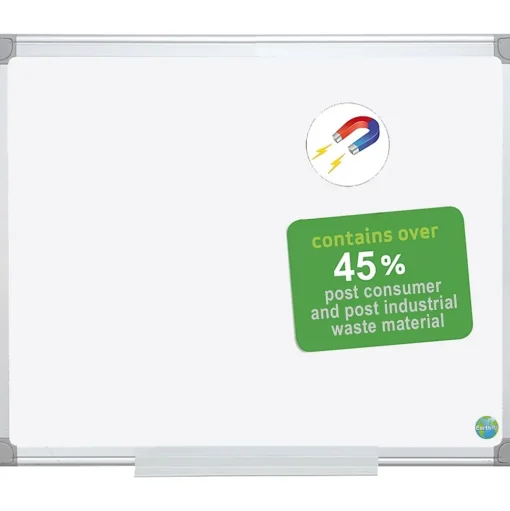 MasterVision Dry Erase<® Earth Magnetic Dry Erase 2'x 3' Aluminum Frame (BVCMA0307790)