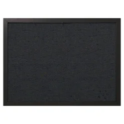 MasterVision Bulletin<Fabric Bulletin Board, Black Frame, 1.5' x 2' (FB0471168)
